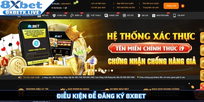 Đăng Ký 8Xbet - Hướng Dẫn Cách Thao Tác Chi Tiết Cho Tân Thủ - LLWIN68